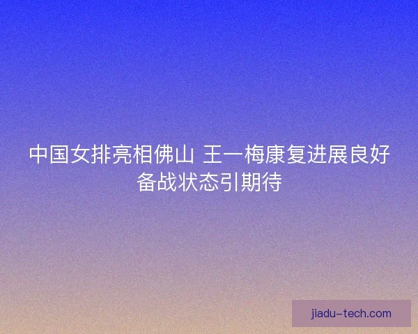 中国女排亮相佛山 王一梅康复进展良好备战状态引期待 中国女排亮相佛山 王一梅康复进展良好备战状态引期待